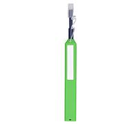 Rankomu LC Fiber Optic Cleaning Pen, 1 Click Optical Fiber End Cleaner, Non-Static Resin, 1.25mm, Green, Pen Type Optical Fiber Cleaner