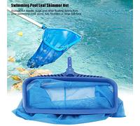 Rankomu Lightweight Leaf Skimmer, Fine Mesh Net with Deep Bag, Effective Cleaning Tool for Swimming Pool and Pond, Pool Skimmer Net, 12 in