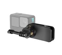 Rankomu Magnetic Quick Release Backpack Strap Mount, Camera Clip Mount with Sports Camera Mounting Adapter for Hero 12/11/10 and OSMO Action 4/3, Black