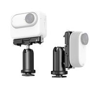 Rankomu Metal Magnetic Quick Release Mount for Sports Camera, Aluminum Alloy Magnetic Adapter with Cold Shoe Adapter Base, Replacement for GO3