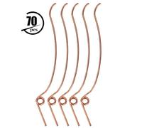 Rankomu Metal Piano Spring 70 Pcs Metal Piano Hammer Butt Springs, Replacement Parts for Upright Pianos, Piano Springs, Suitable for Piano Repair and Maintenance