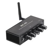 Rankomu Microphone Mixer Digital Reverberator Stereo Amplifier, Bluetooth 5.0, Dual Microphone Input, DC 12V, o Mixer System, Profional Sound Enhancement