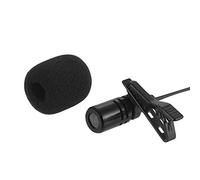 Rankomu Mini Clip-On Lavalier Condenser Microphone, 3.5mm Headphone Output Jack for, Android Smartphone, DSLR Camera, PC, Laptop, Wired, Long Cord