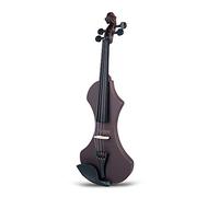 Rankomu o Cable NAOMI V1 Series 4/4 Full Size Electric Violin, Hand-Carved Solid Wood Body, Brazilwood Octagonal Bow, Headphone o Cable, Hard Carrying Case