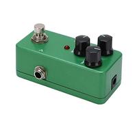 Rankomu Overdrive Guitar Effect Pedal Mini Overdrive Guitar Effect Pedal, Single Adjustable Effect Pedal for Musical Instruments, Compact Design, Green