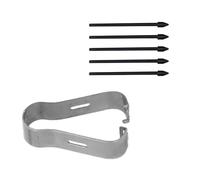 Rankomu Replacement Tip Nibs 5 Pcs Stylus Tips, Accurate Sensitive Replacement Touch Stylus Nibs, Compatible with Various Touch Devices, Black