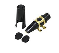 Rankomu sax Moutiece Alto Saxophone Moutiece, Plastic with Cap, Metal Buckle, Reed Patches, Cushions, Musical Instrument Accories, Protect Reed, Exquisite Design
