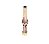 Rankomu Saxophone Neck Saxophone Neck 16.7mm Diameter Connector, Brass Red Lacquered Bend & Straight Neck Parts, Accories for Soprano Sax