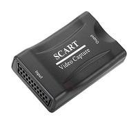 Rankomu SCART Capture Card Professional USB2.0 SCART Capture Card, Game Video Live Streaming Recording Box, Compatible with SCART Devices, Video Capture, Compact Design