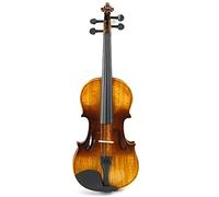 Rankomu Size4/4 Violin Set 4/4 Violin Set, Handmade Wood Violin Kit, Bright Light Musical Instrument for Practice and Exam, Includes Bow and Case, AV207