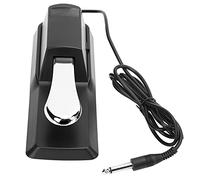 Rankomu Sustain Pedal Electronic Organ Pedal, Universal Piano Sustain Pedal, Foot Pedal for Piano Keyboard, Musical Instrument Accory, Black
