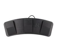 Rankomu USB Triple Foot Switch Pedal USB Triple Foot Switch Pedal, Multifunctional Ergonomic Triple Foot Pedal for Gaming and Factory Testing, Mechanical Switch, Compatible with PC and Mac