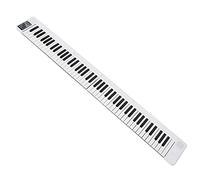 Rankomu Wirel Connection Foldable Piano 88-Key Folding Electric Piano, Wirel Connection with Built-In Battery, Multi-Functional Foldable Keyboard, Ideal for Beginners, Portable Design