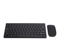 Rankomu Wirel Keyboard Wireless Keyboard Mouse Set, Ultra Thin Mute Mini Home Office Computer Accessories, 2.4G Wireless Connection, Black