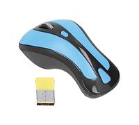 Rankomu Wirel Mouse Wireless Mouse, 2.4GHz Transmission, Portable USB Office and Gaming Mouse, Compatible with Windows 2000/XP/Vista/7, Black and Blue