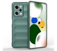 RankOne Airbag Liquid Silicone Phone Case for POCO X5 Pro 5G (6.67" Inches), Shield Shock Resistant Phone Cover Protector - Green