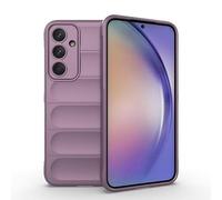 RankOne Airbag Liquid Silicone Phone Case for Samsung Galaxy A35 5G (6.5" Inches), Shield Shock Resistant Phone Cover Protector - Light PUrple