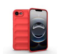 RankOne Airbag Liquid Silicone Phone Case for Smartphone, Compatible with iPhone 16e (6.1" Inches), Shield Shock Resistant Phone Cover Protector - Red