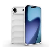 RankOne Airbag Liquid Silicone Phone Case for Smartphone, Compatible with iPhone Air/iPhone 17 Air (6.5" Inches), Shield Shock Resistant Phone Cover Protector - White