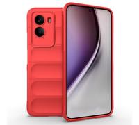 RankOne Airbag Liquid Silicone Phone Case for Smartphone, Compatible with POCO M7 (4G)(Phone Dimension Size 169.48x80.45x8.4mm) Please measure the size of your phone. Red