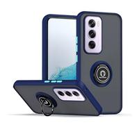 RankOne Case for OPPO Reno12 5G / OPPO Reno 12 5G (6.7" Inches), Ring Bracket Magnetic Suction Base Mobile Phone Case Matte Transparent - Royal Blue