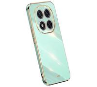 RankOne Phone Case is suitable for POCO X7 5G / Redmi Note 14 Pro 5G (6.67" Inches), Electroplating Frame Silicone Mobile Phone Case - Green
