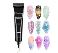Ranley 3D Gel, Nail Modelling Glue - Beginner-Friendly 3D Modelling Gel for Daily Use, Formal Occasions, Weddings, Holidays, Home, Salon and Social Meetings