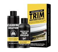 Ranley Auto Trim Restorer | Vehicle Detailing Renovation Kit | UV-Resistant Car Trim Cleaning and Care Kit for Dashboard Restoration Detailing Repair Shop SUV RV Motorcycle Truck