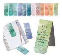Ranley Bible Bookmarks for Women - Magnetic Bible Bookmarks Christian, 12 Pieces Reading Accessories for Book Lovers Children Teachers Office Teaching School Home Birthday