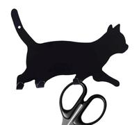Ranley Cat Key Holder for Wall,Walking Cute Cat Towel Holder | Cute Key Wall Adhesive Towel Scarf Bag Hanger No-Punch for Door Living Room Shower Kitchen