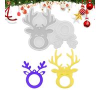 Ranley Christmas Pendant Mold,Beginner-Friendly Reusable | Christmas Tree Reindeer Pendant Silicone Mold,for Studio Home School Classroom Children Adults Family