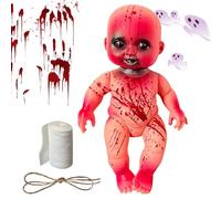 Ranley Doll, Scary Doll, Halloween Tree Decoration, Garden Decoration, Home Decor with Rope for Christmas Tree, Patio, Holiday, Christmas, Party, Haunted House, Indoor and