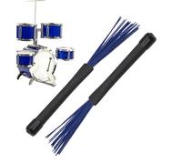 Ranley Drum Sticks Brush for Drums | Flexible Silent Slippery Ergonomic Drum Wire Brushes | Professional Instrument Tool for Drumming, Practicing, Drum Kit
