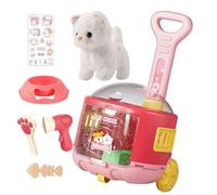 Ranley Electronic Pets, Pram Accessories for Pet Care Toy, Realistic Plush Toy for Role Play, Birthday Gift, Girls