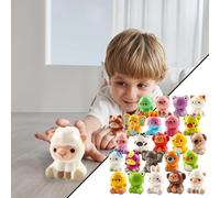 Ranley Fidget Squeeze Toy, Soft Cute Cow Party Favors, Squeeze Animal Toy, for Offices Work Classroom Study Waiting Rooms Kids Adults Calm-Down Anger Family Friends Youth