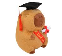 Ranley Graduation Plush, Cute Capybara Plush | Cute 2025 Capybara Graduation Plush - Huggable Doll Doctoral Hat Souvenir for Adults Children