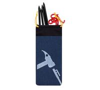 Ranley Tent Peg Storage Bag, Tent Peg Storage Bag, Robust, Waterproof Bag Camping, 600D Oxford Heavy Duty Pocket Camping, Foldable Ground Stake Storage Bag, Crimson blue, see description, See