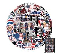 Ranley US Presidential Stickers, US Election Stickers 2024-50 Pieces Funny Trump Biden Election Stickers - Scrapbooking Stationery, Seasonal Decorations for Cars, Trucks, Windows, Walls,