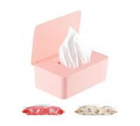 Ranley Wet Wipes Container - Baby Wipe Holder,Reusable Tissue Paper Storage Case for Desk, Restaurant, Living Room, Toilet, Nursery, Bathroom, Bedroom, Counter, Home
