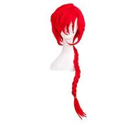 Ranma 1/2 Saotome Ranma Cosplay Wig Long Red Heat Resistant Synthetic Hair Wig + Wig Cap