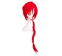 Ranma 1/2 Saotome Ranma Cosplay Wig Long Red Heat Resistant Synthetic Hair Wig + Wig Cap