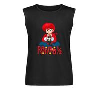 Ranma 1/2 There are Two Sides of A Life Anime Mens Sleeveless T-Shirt Black Unisex Vest Tank Tee XL