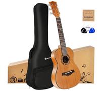 RANMING Baritone Ukulele 30 Inch Guitalele Baritone Guitar Ukelele 1/4 Size Mahogany Wood Uku Kids Guitar Ukalalee Kit with Gig Bag,Strings 6 String Ukuleles Set for Adult Boys Girls Beginners