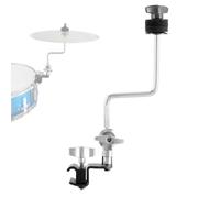 RANMING Cymbal Clamps Arm Drum Hoop Mount Cymbal Clamp for Snare Drums and Toms Drum Set Clamp with Z Splash Drum Hoop,Extension Mount for 8-12in Cymbals Cymbal Mounted Holder Percussion Accessories