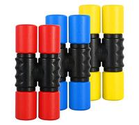 RANMING Twist Shaker,3PCS Double Row Shakers Percussion Instruments Set,Medium Volumelatin Latin Percussion Instruments for Studio,Band,Drummers.(Yellow-Blue-Red).