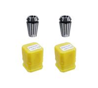 Rannb ER16 Precision Spring Collet Set 11/32 Inch for CNC Engraving Milling Lathe Chuck Tool-2pcs