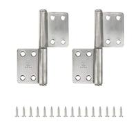 Rannb Flag Hinges 4 Inch 304 Stainless Steel Cupboard Door Hinges - 2pcs