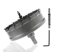 Rannb Hole Saw Cutter Carbide Steel Tooth Drill Bit for Stainless Steel 110 mm / 4.3 Inch Cutting Diameter