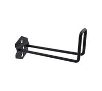 Rannb Pegboard Hooks Heavy Duty Metal Steel 3/8" Peg Hooks Suitbale for 1.1" Spaced Pegboards Wall Hooks for Hanging Coils,Tools 6-inch Length, Black