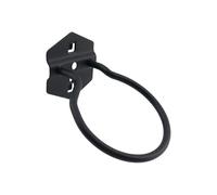 Rannb Pegboard Power Tool Holders Pegboard Hooks Heavy Duty Metal Steel 3/8" Loop Peg Hooks Suitbale for 1.1" Spaced Pegboards Wall Hooks for Organizing Tools Black 3" Loop Dia- 2pcs